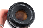 Canon 50mm f1.8 S.C.