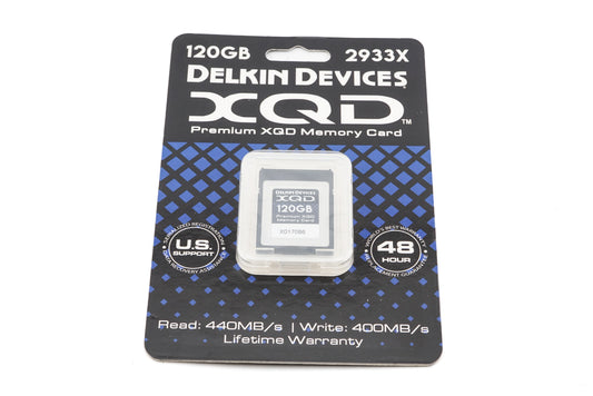 Delkin Devices 120 GB XQD Card Premium 2933X - Accessory