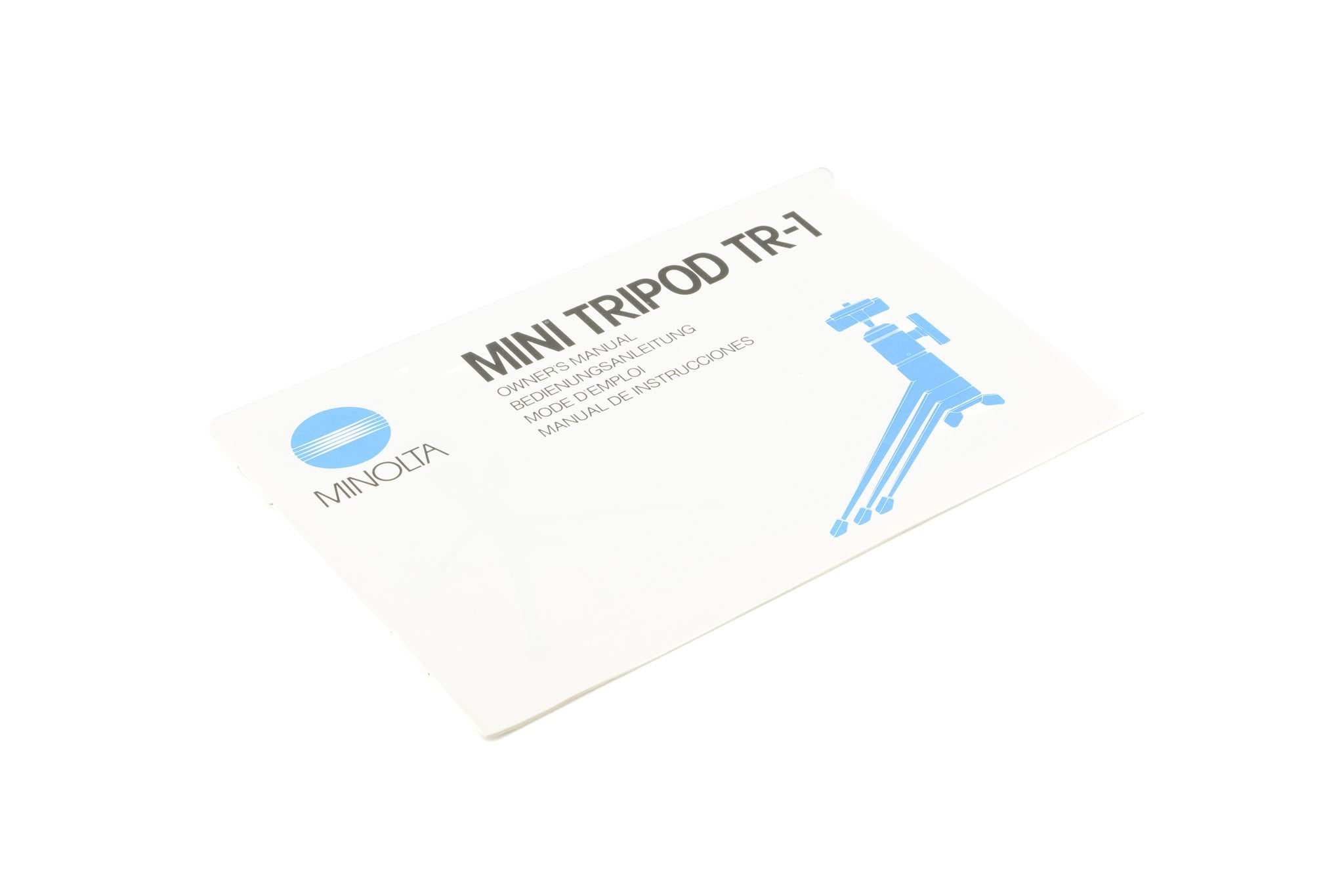 Minolta Mini Tripod TR-1 Instructions - Accessory