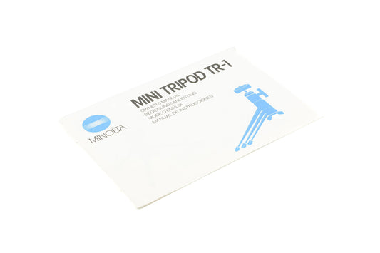 Minolta Mini Tripod TR-1 Instructions - Accessory