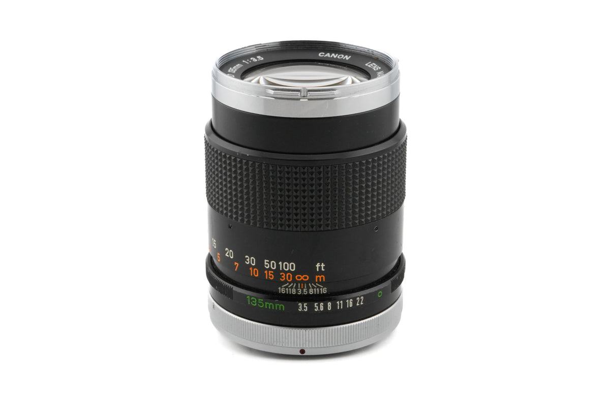 Canon 135mm f3.5 Chrome Nose