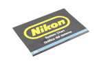 Nikon System Chart