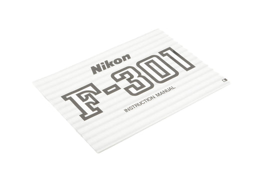 Nikon F-301 Instruction Manual