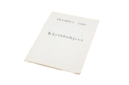 Olympus 35RC Instructions