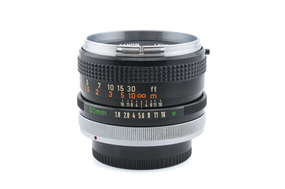 Canon 50mm f1.8 (Chrome Nose)