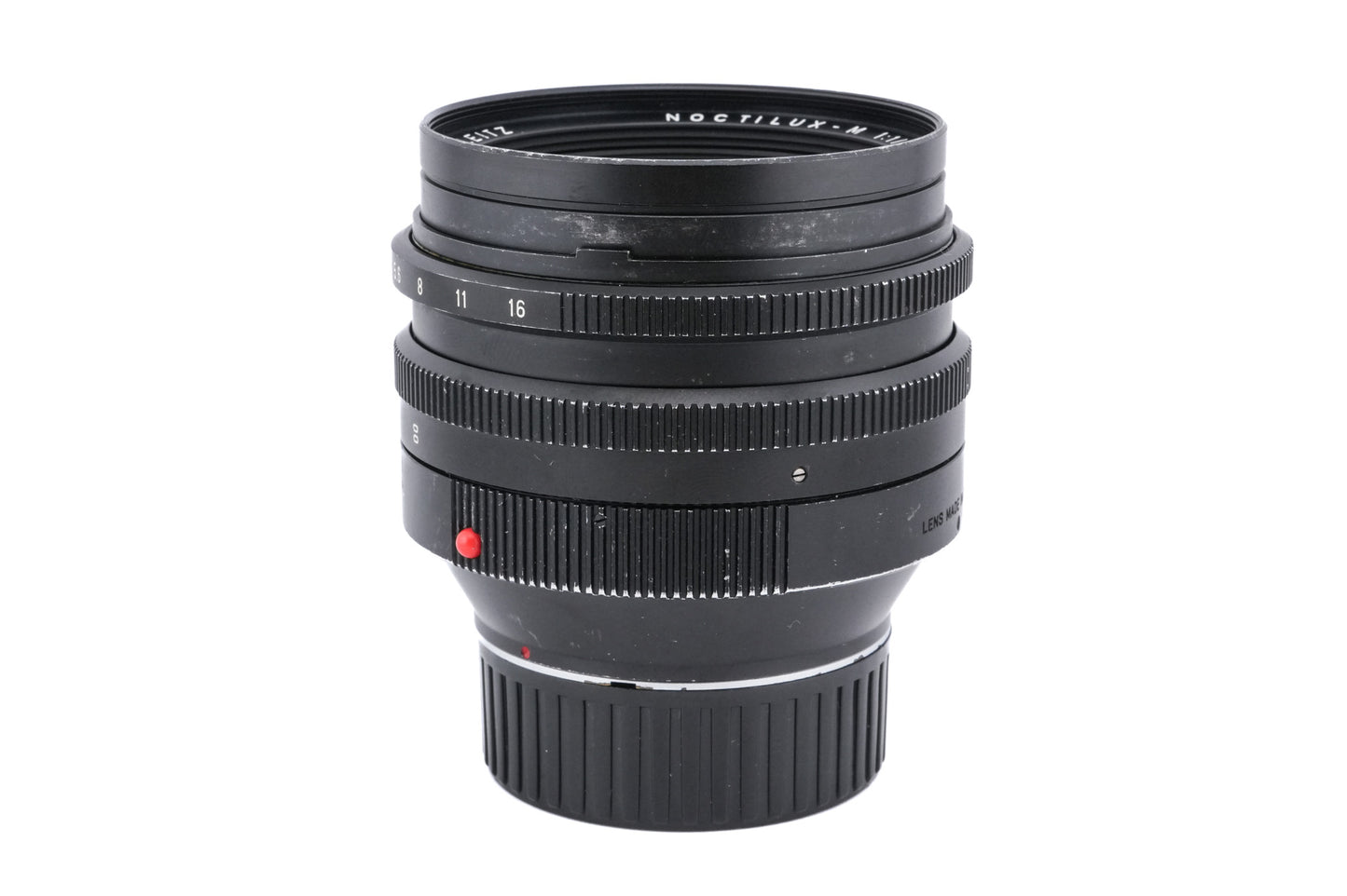 Leica 50mm f1 Noctilux-M (Type III) (11821) + Lens Hood (12544)