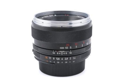Carl Zeiss 50mm f1.4 Planar T* ZF.2