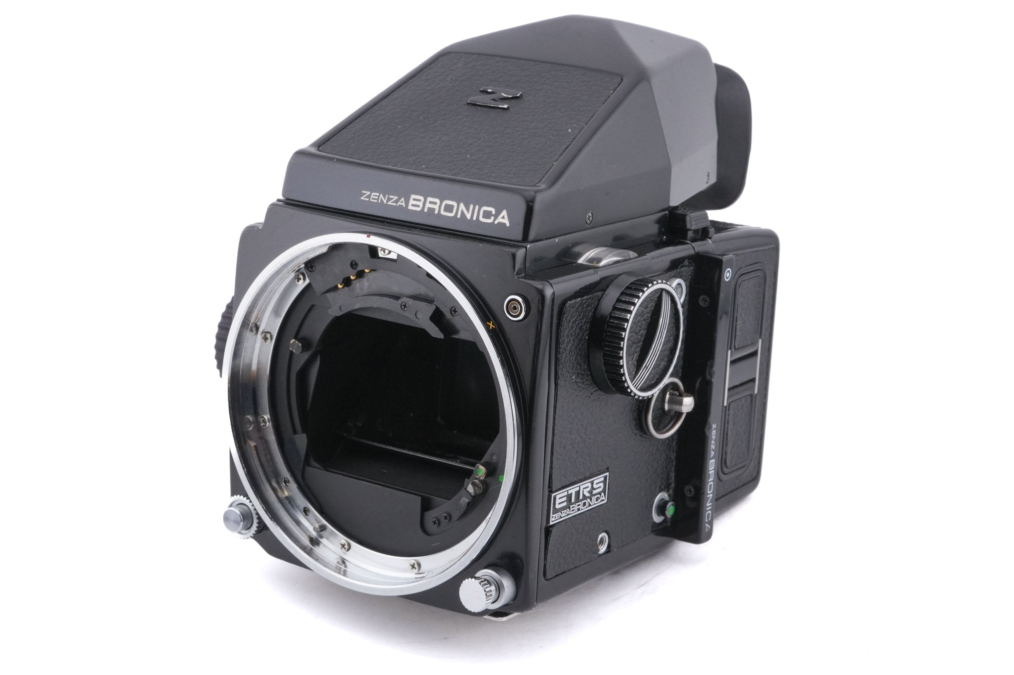 Zenza Bronica ETRS + ETR 120 Film Back + Prism Finder E