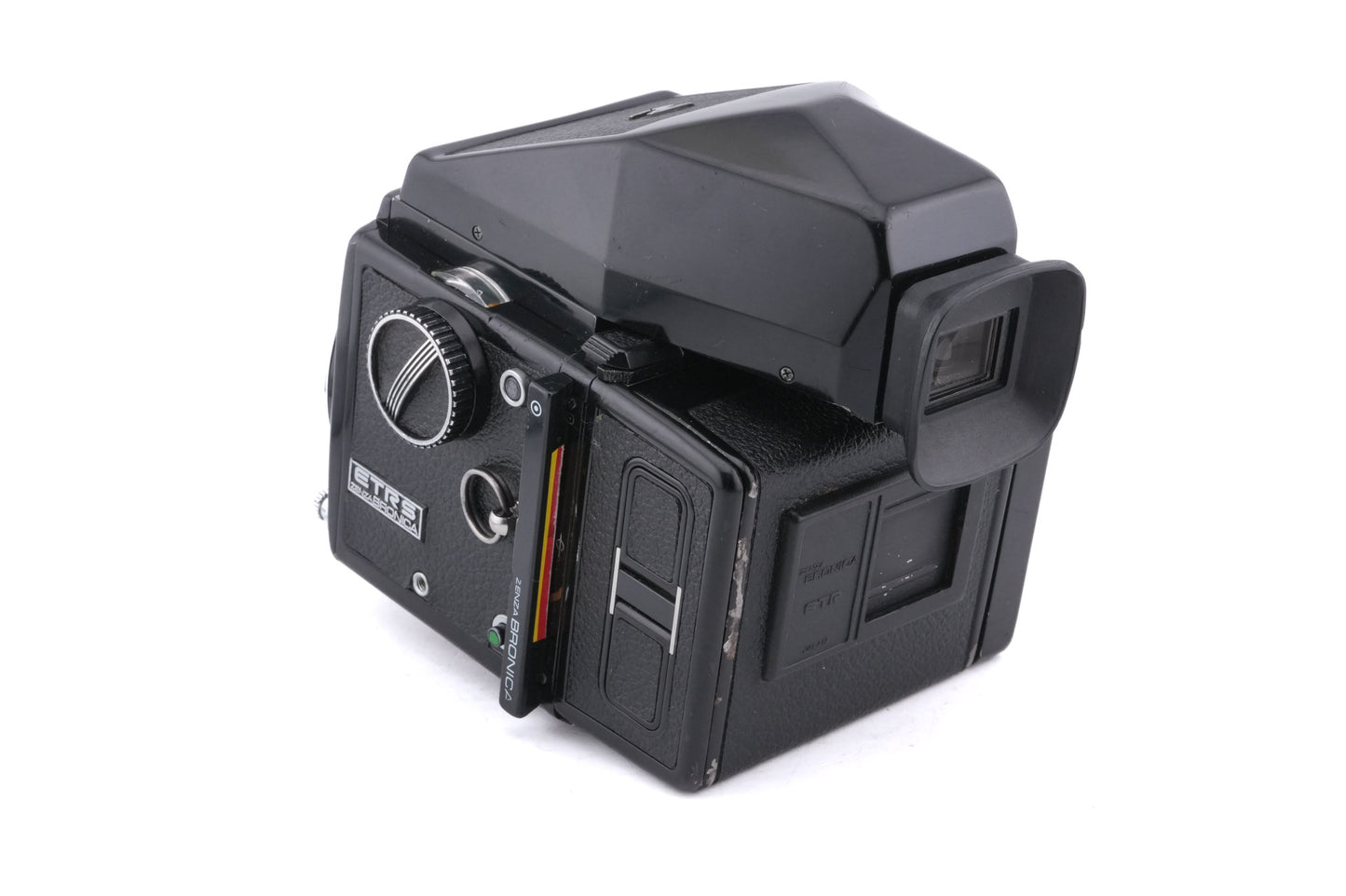 Zenza Bronica ETRS + ETR 120 Film Back + Prism Finder E