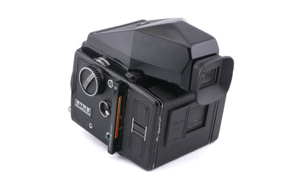 Zenza Bronica ETRS + ETR 120 Film Back + Prism Finder E