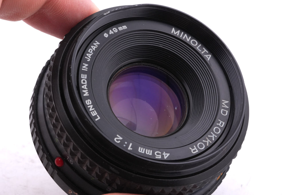Minolta 45mm f2 MD Rokkor