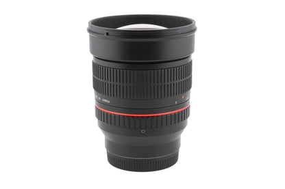 Samyang 85mm f1.4 Aspherical IF