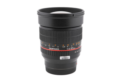 Samyang 85mm f1.4 Aspherical IF