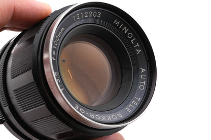 Minolta 100mm f3.5 Auto Tele Rokkor-QE