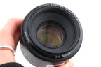 Canon 50mm f1.8 II