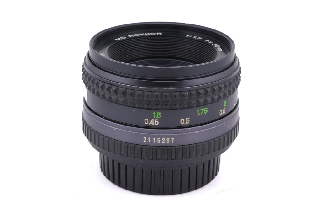 Minolta 50mm f1.7 MD Rokkor