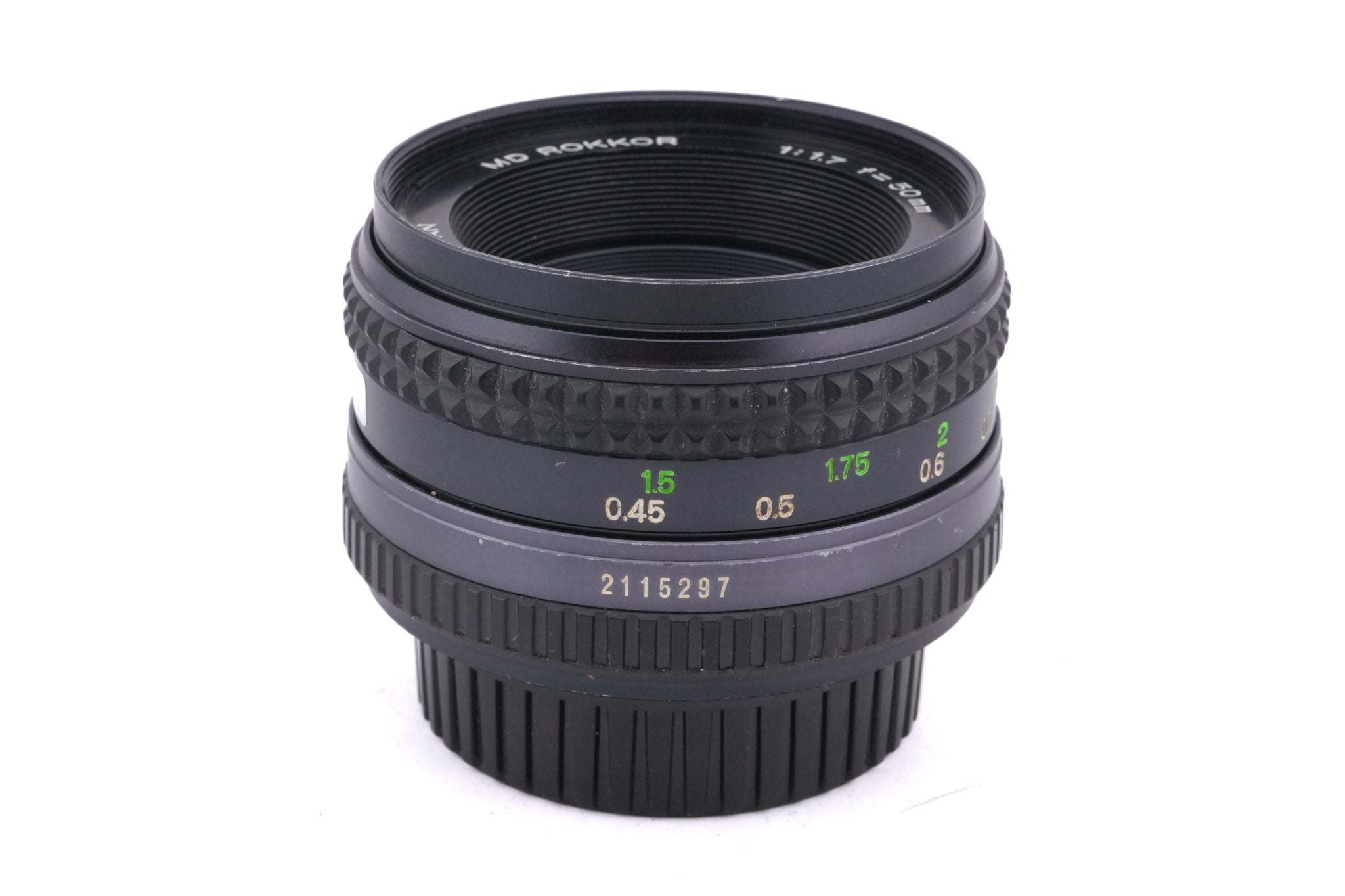 Minolta 50mm f1.7 MD Rokkor