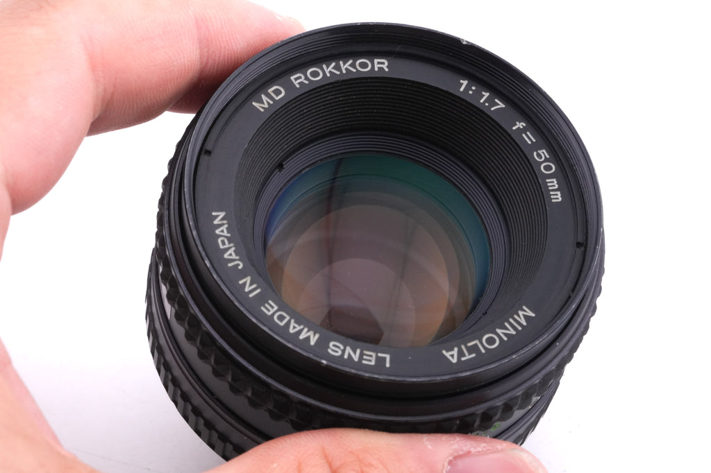 Minolta 50mm f1.7 MD Rokkor