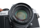 Minolta XG-M + 50mm f1.7 MC Rokkor-PF