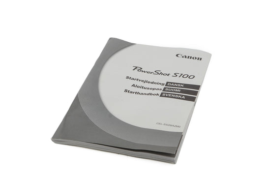 Canon Powershot S100 Instructions - Accessory