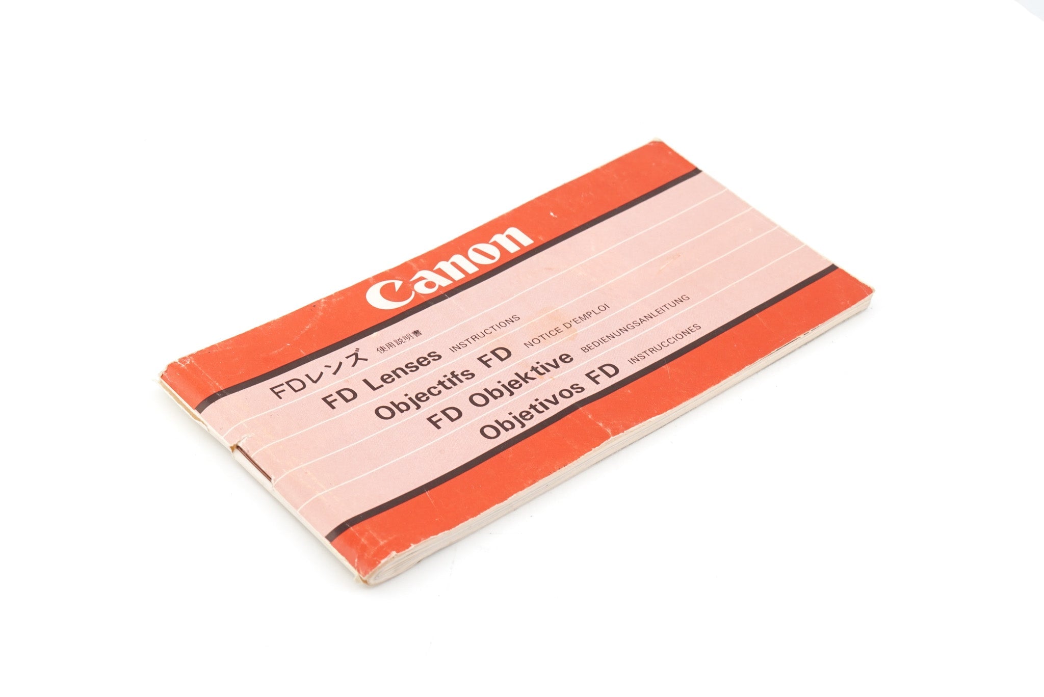 Canon FD Lenses Instructions
