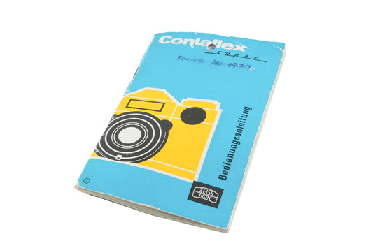 Zeiss Ikon Contaflex Super Instructions - Accessory