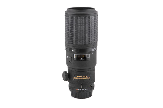 Nikon 200mm f4 D ED-IF AF Micro-Nikkor - Lens