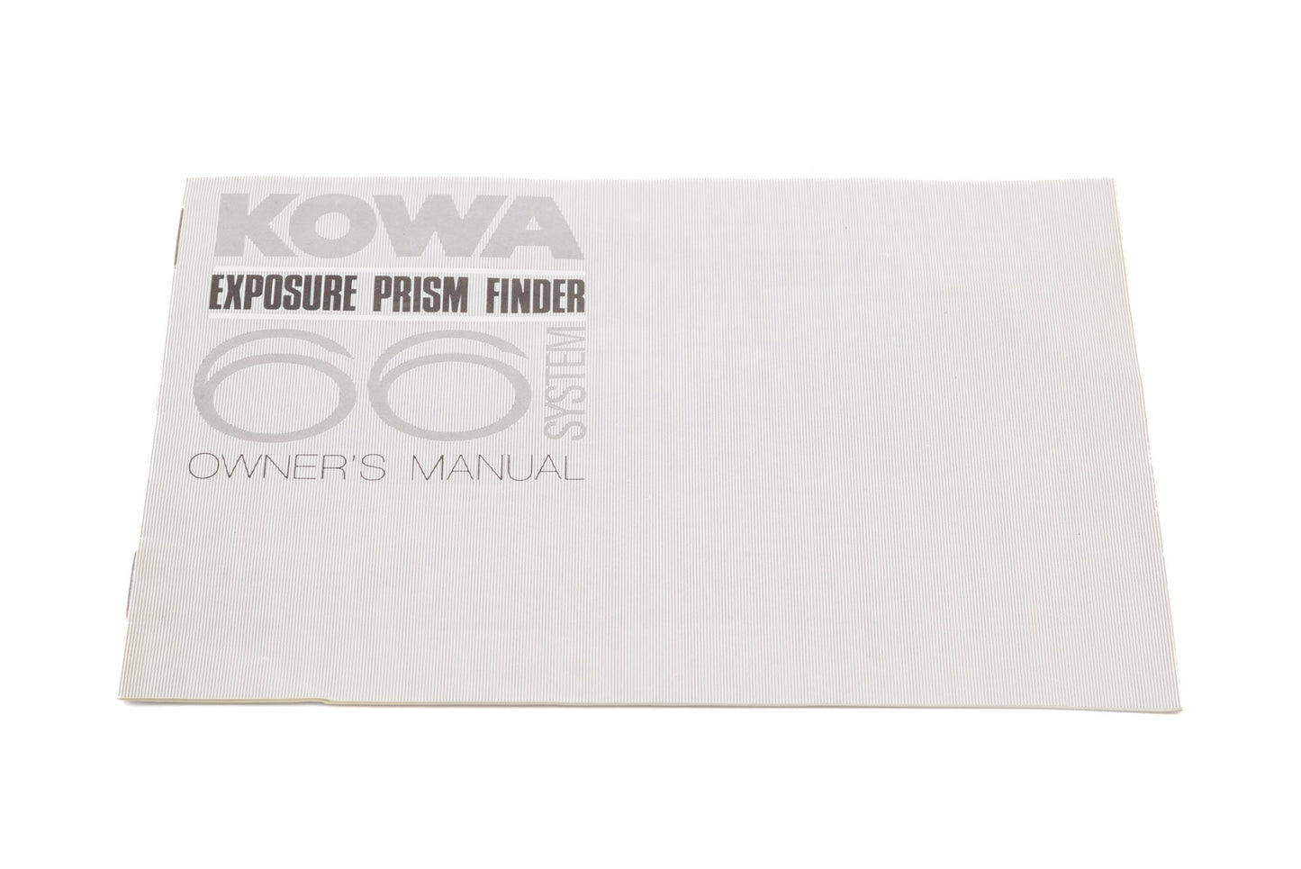 Kowa Prism Exposure Finder Instructions