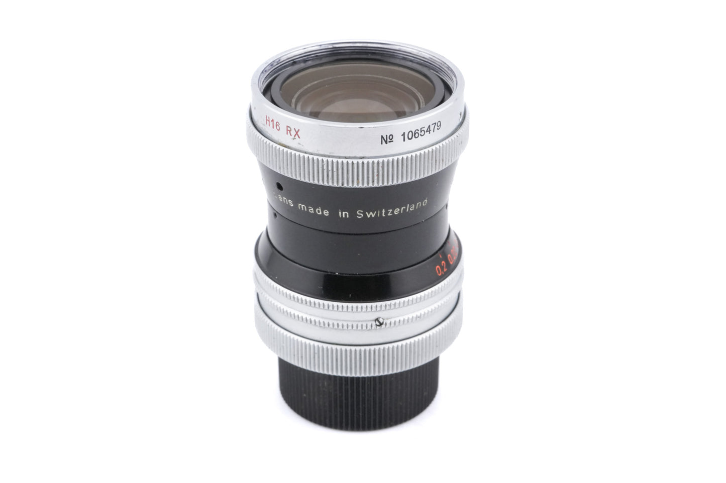 Kern-Paillard 10mm f1.6 Multicoated Switar H16 RX