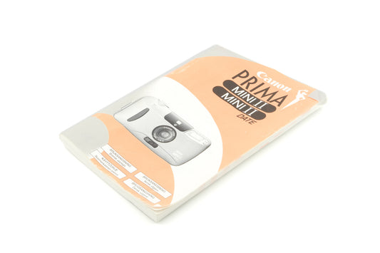 Canon Prima Mini II/II Date Instructions - Accessory