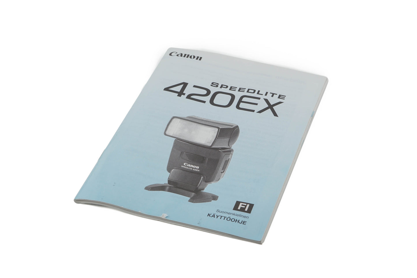 Canon 420EX Speedlite Instructions