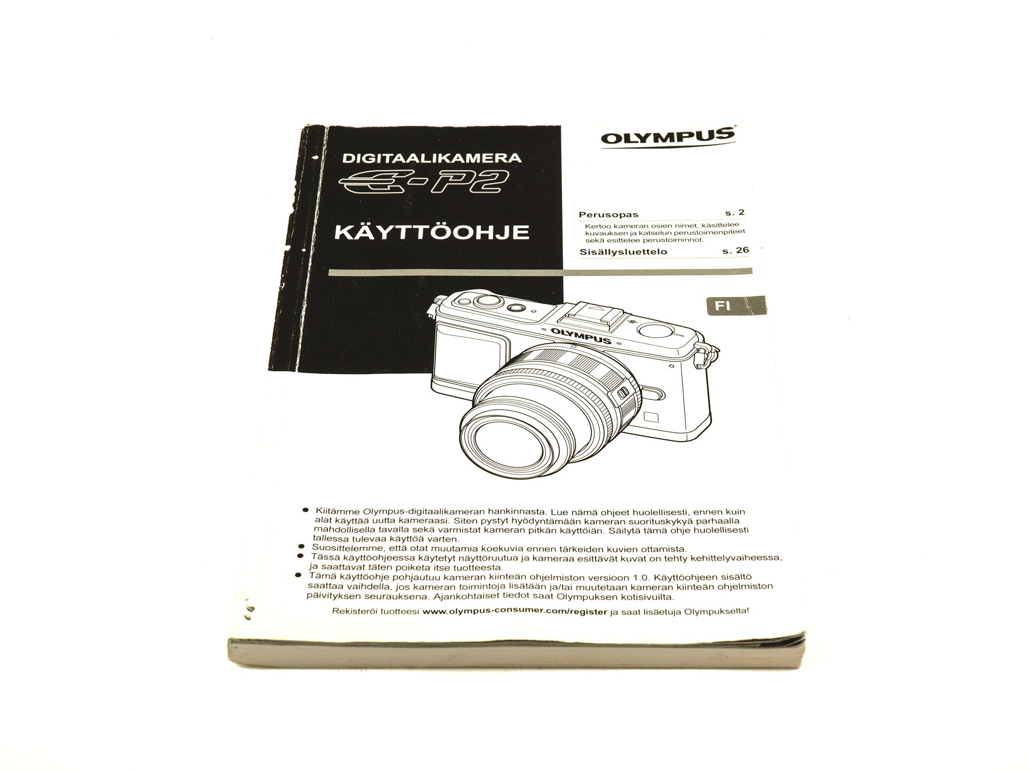 Olympus E-P2 Instructions
