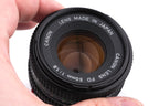 Canon 50mm f1.8 FDn