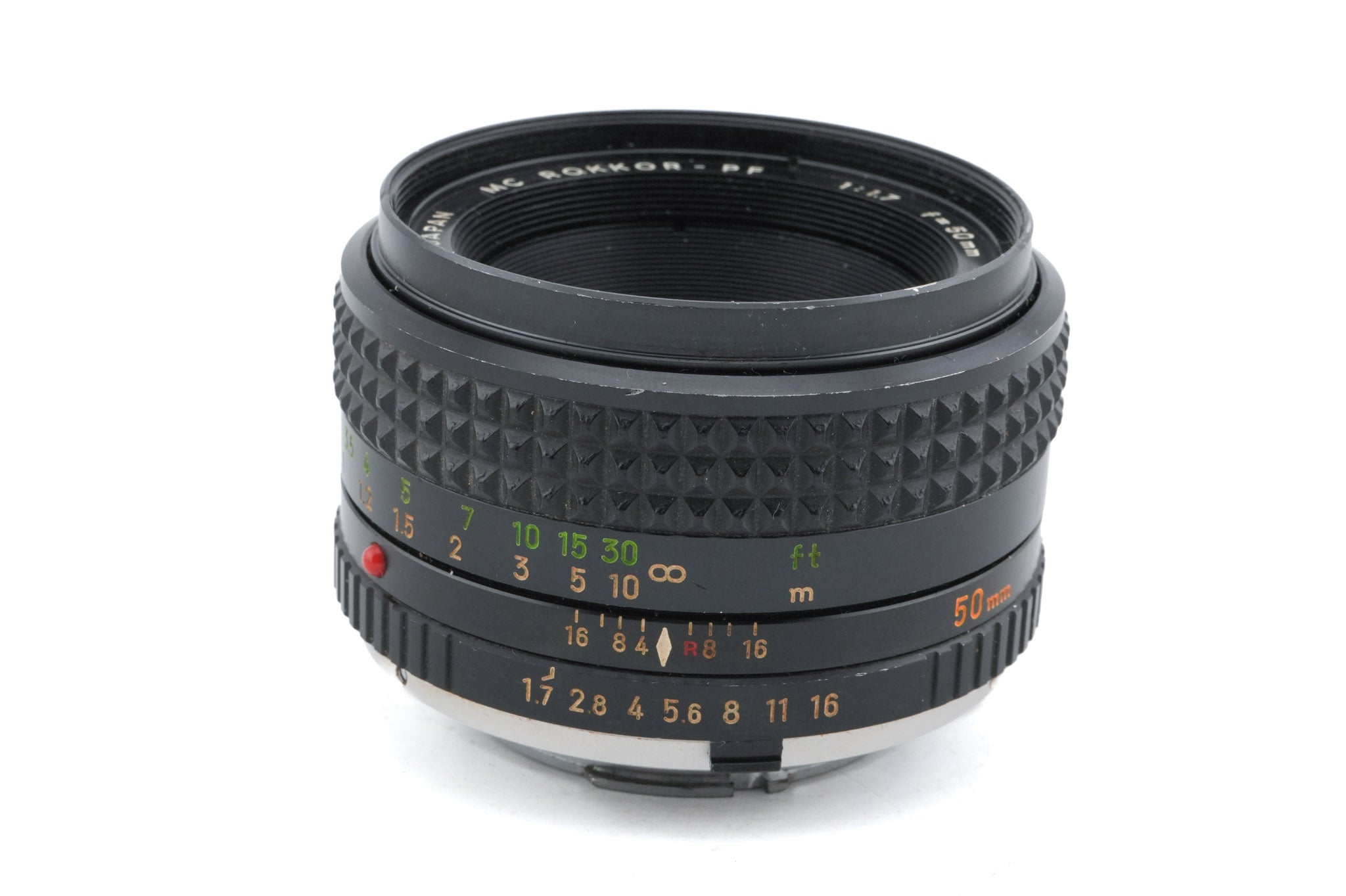 Minolta 50mm f1.7 MC Rokkor-PF