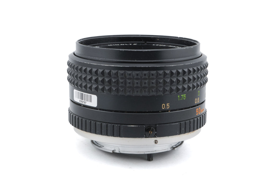 Minolta 50mm f1.7 MC Rokkor-PF
