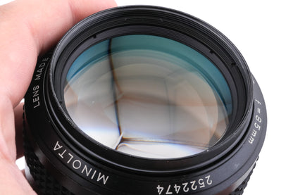 Minolta 85mm f1.7 MC Rokkor