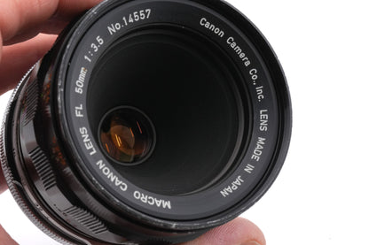 Canon 50mm f3.5 FL Macro