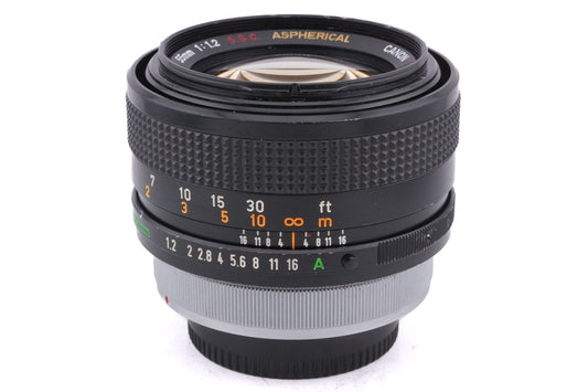 Canon 55mm f1.2 S.S.C. Aspherical