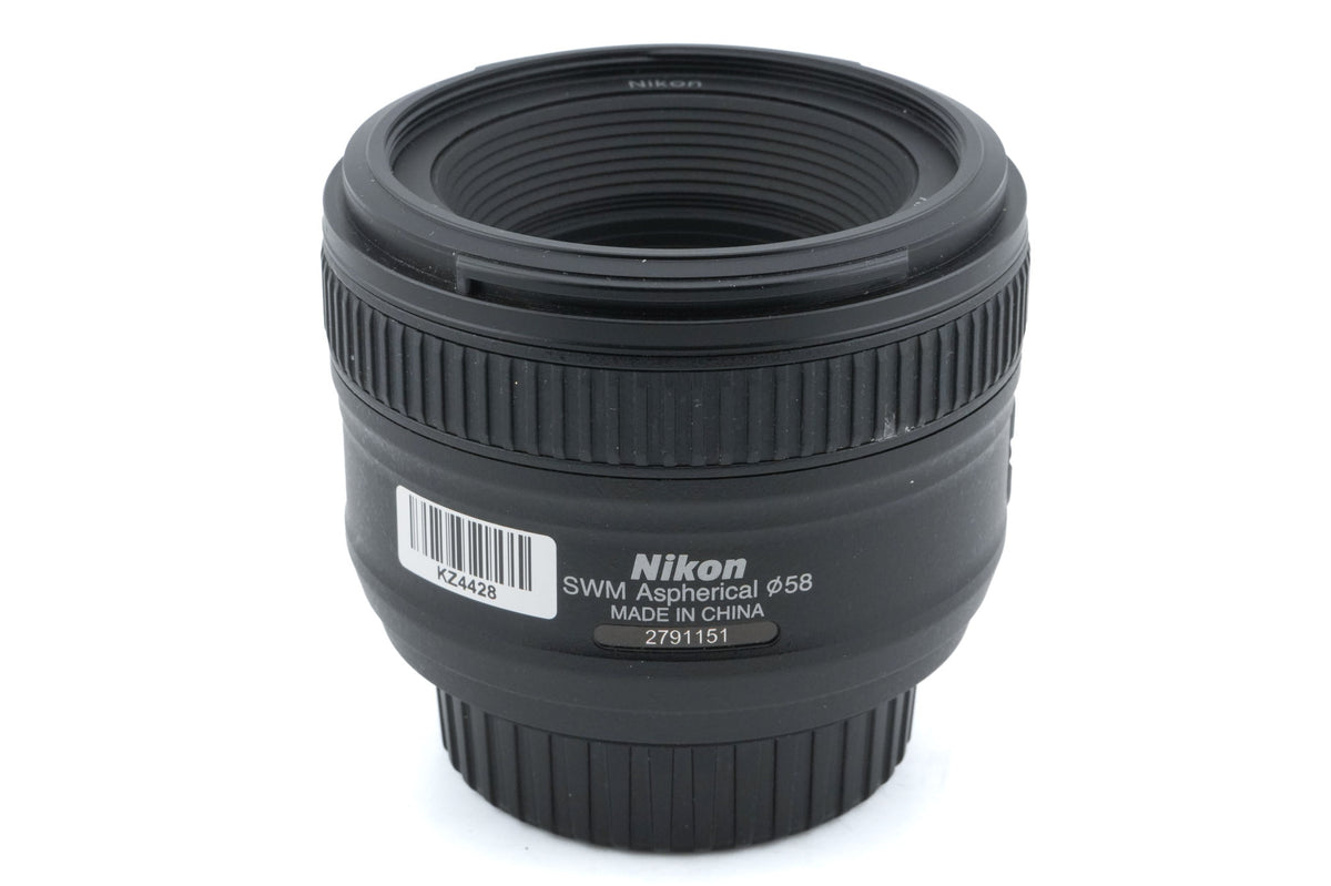 Nikon 50mm f1.8 AF-S Nikkor G