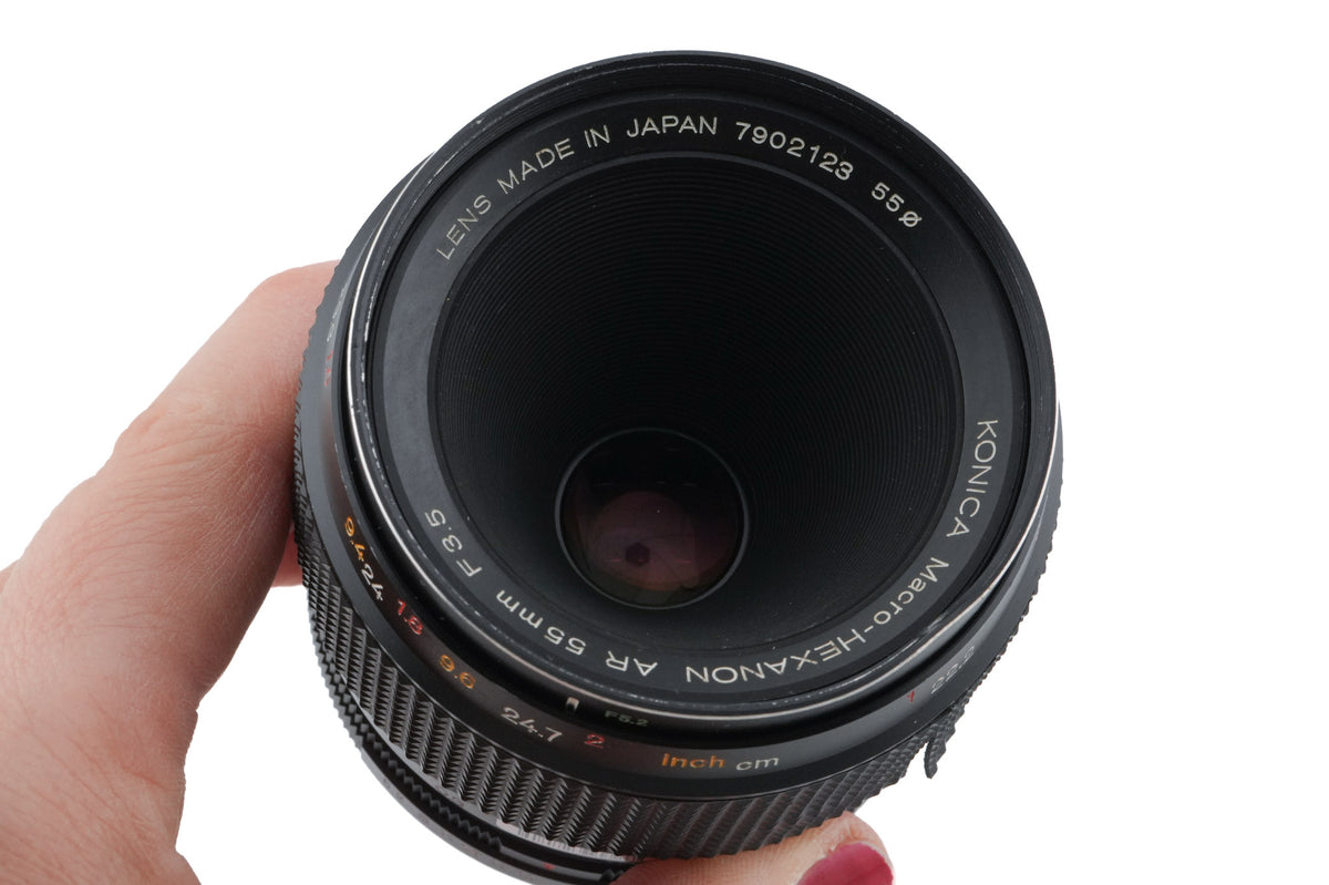 Konica 55mm f3.5 Macro-Hexanon AR