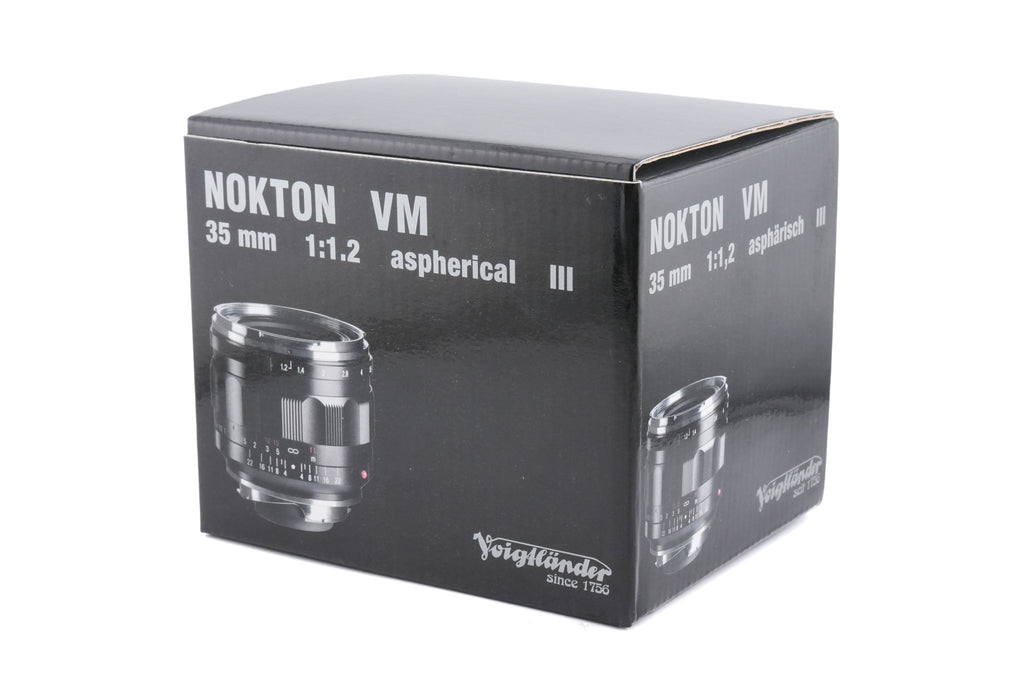Voigtländer 35mm f1.2 Nokton Aspherical VM III