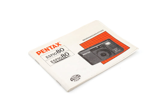 Pentax Espio 80 / 80 Quartz Date Instructions - Accessory