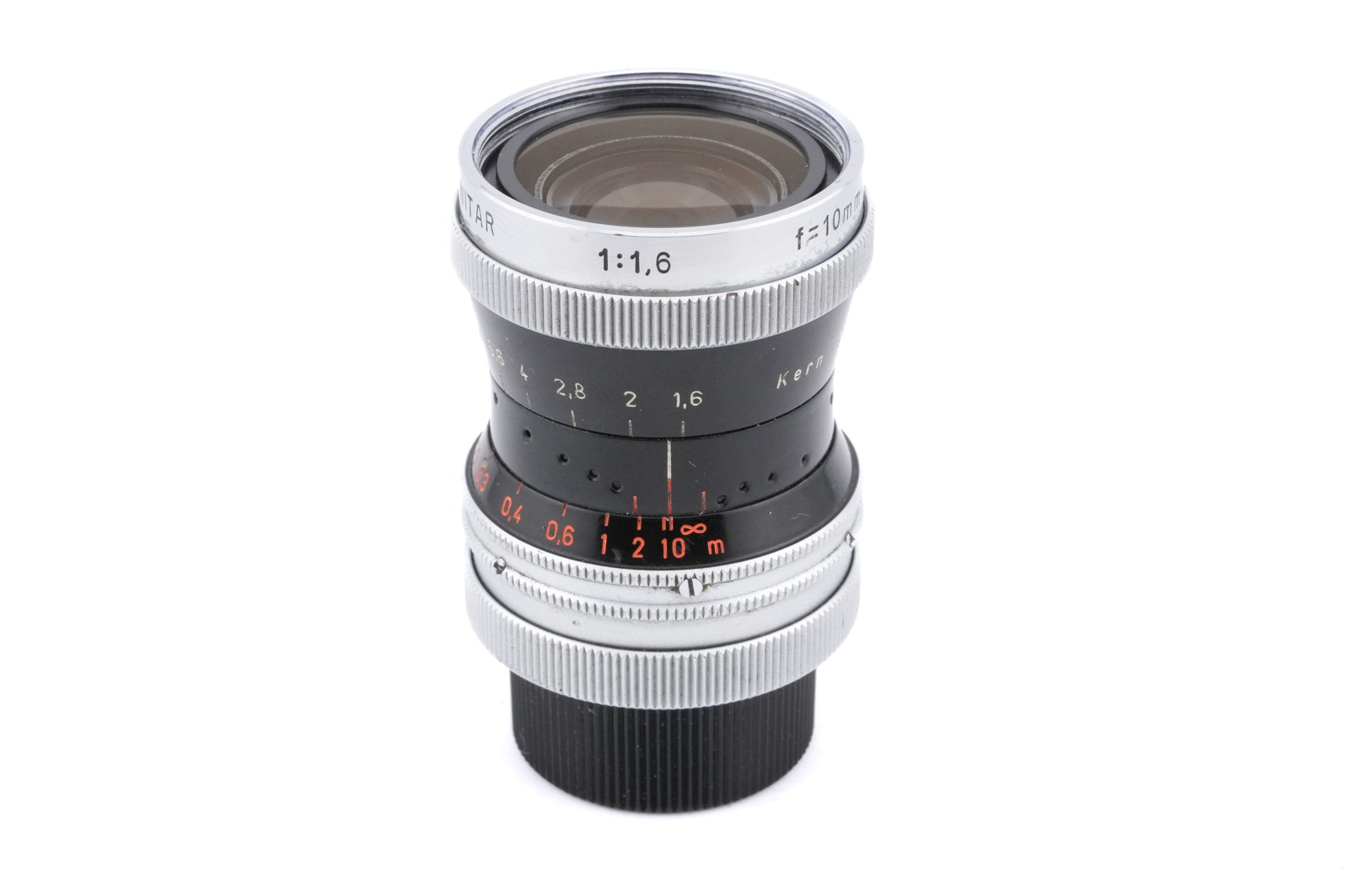 Kern-Paillard 10mm f1.6 Multicoated Switar H16 RX - Lens