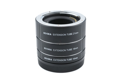 Kooka Extension Tube Set (10mm, 16mm, 21mm)