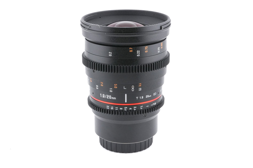 Samyang 20mm T1.9 ED AS UMC