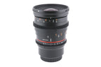 Samyang 20mm T1.9 ED AS UMC