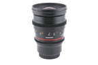 Samyang 20mm T1.9 ED AS UMC