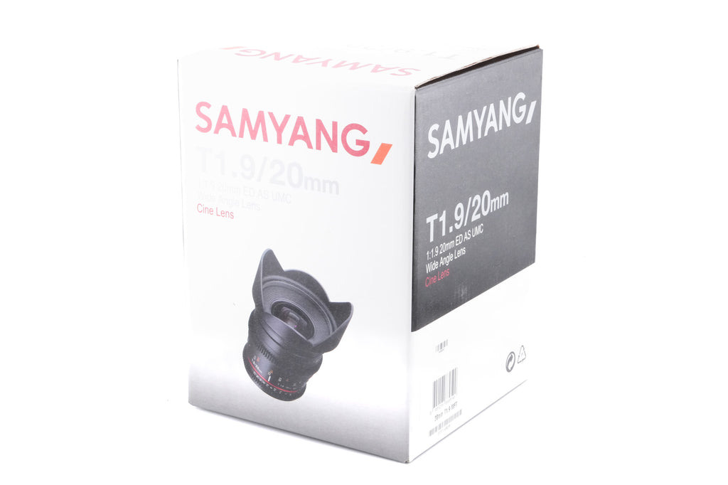 Samyang 20mm T1.9 ED AS UMC