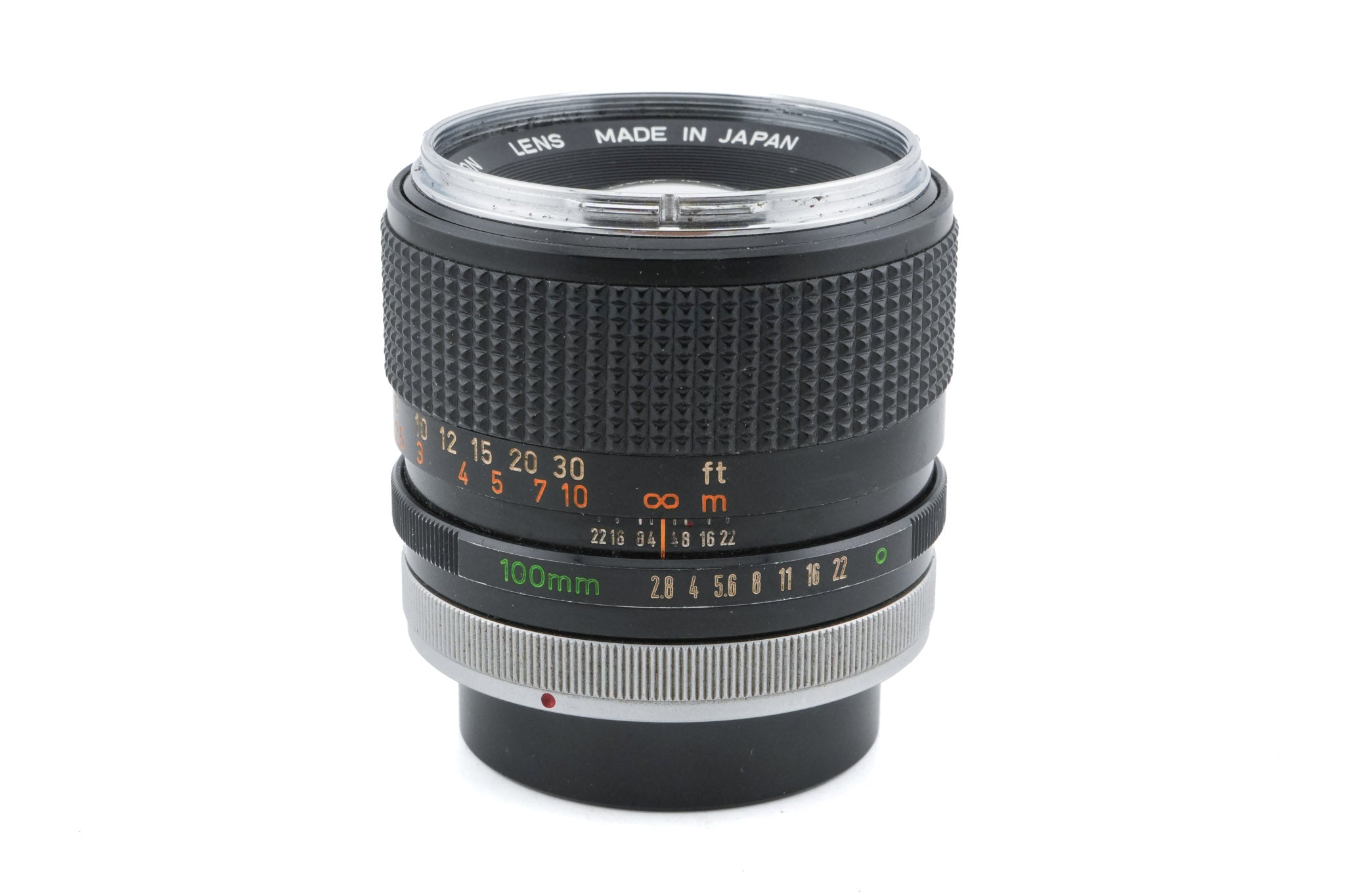 Canon 100mm f2.8 Chrome Nose