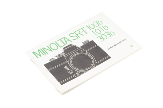 Minolta SR-T 100x/101b/303b Instructions